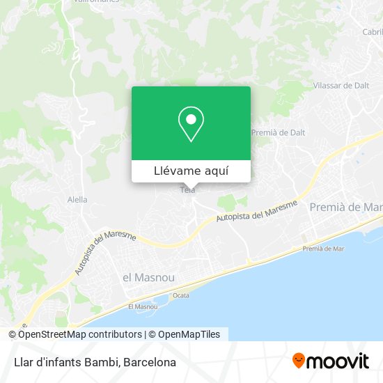 Mapa Llar d'infants Bambi