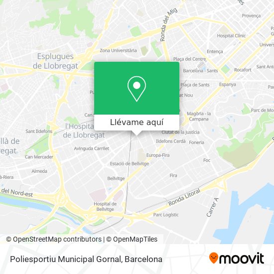 Mapa Poliesportiu Municipal Gornal