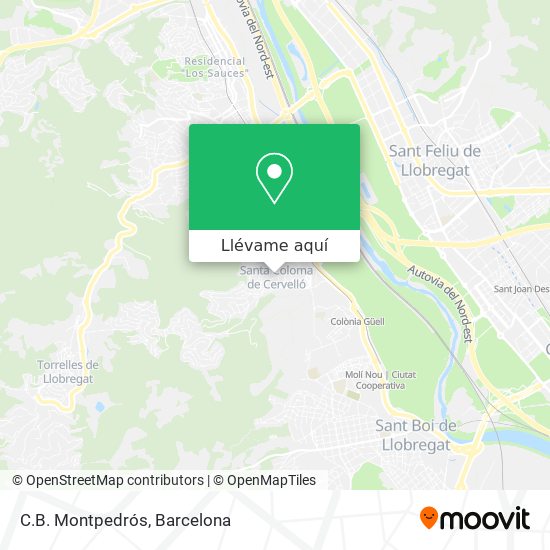 Mapa C.B. Montpedrós