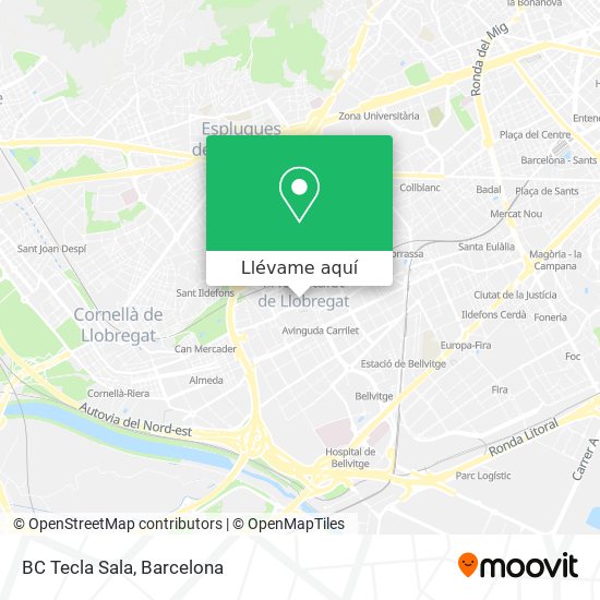 Mapa BC Tecla Sala