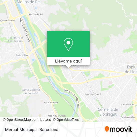 Mapa Mercat Municipal