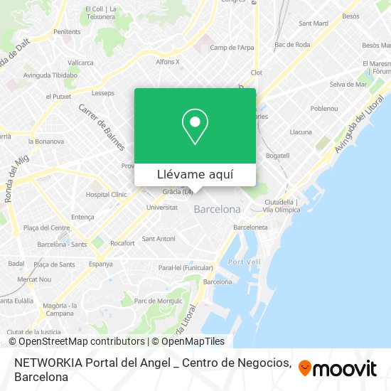 Mapa NETWORKIA Portal del Angel _ Centro de Negocios