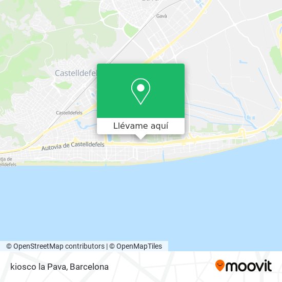 Mapa kiosco la Pava
