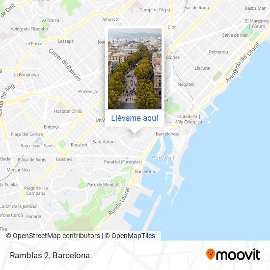 Mapa Ramblas 2