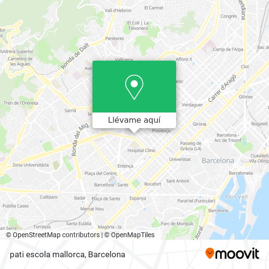 Mapa pati escola mallorca