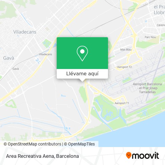 Mapa Area Recreativa Aena