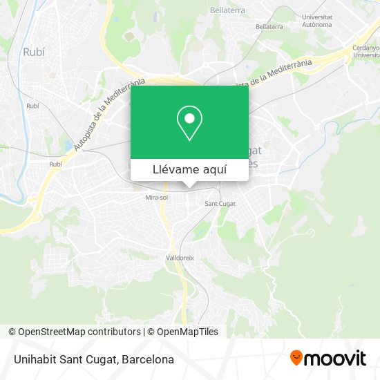 Mapa Unihabit Sant Cugat