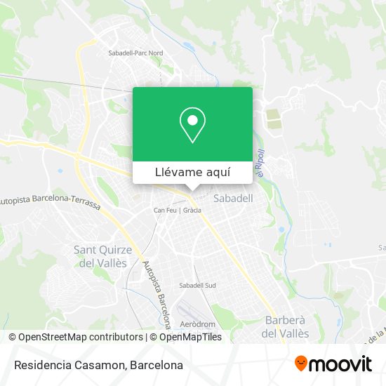 Mapa Residencia Casamon