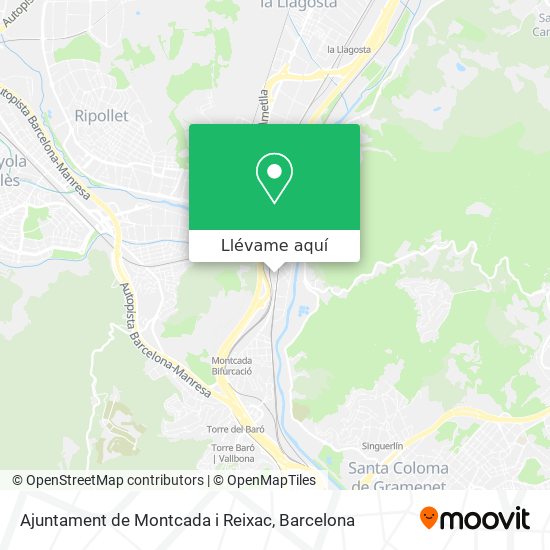 Mapa Ajuntament de Montcada i Reixac