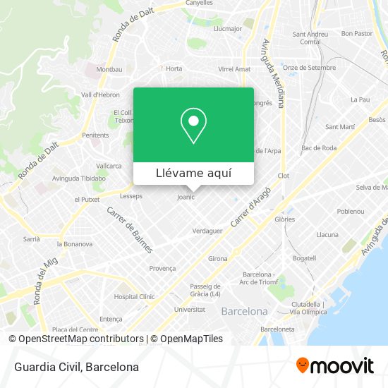 Mapa Guardia Civil