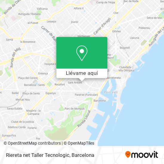 Mapa Riereta net Taller Tecnologic