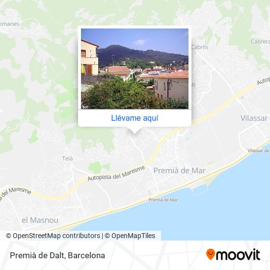 Mapa Premià de Dalt