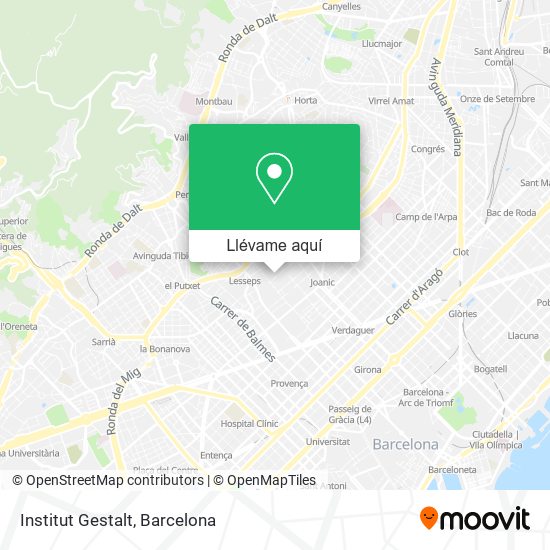 Mapa Institut Gestalt