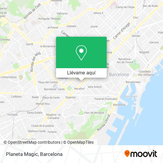 Mapa Planeta Magic