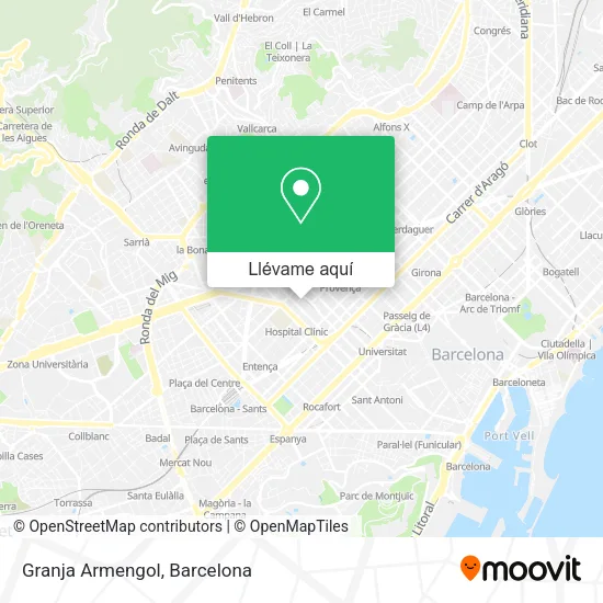 Mapa Granja Armengol
