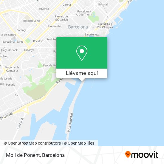 Mapa Moll de Ponent