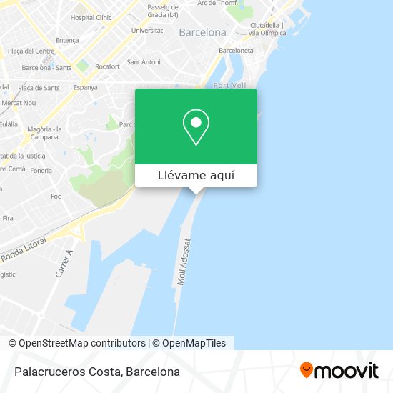 Mapa Palacruceros Costa