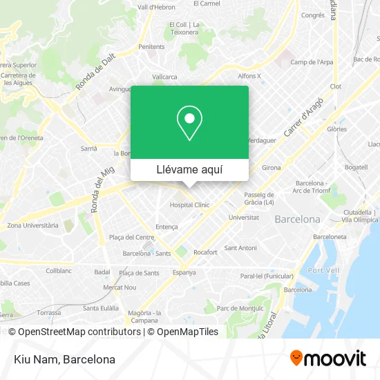 Mapa Kiu Nam