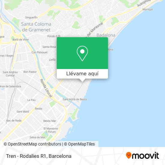 Mapa Tren - Rodalies R1