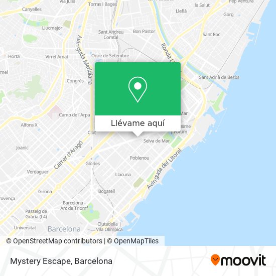 Mapa Mystery Escape