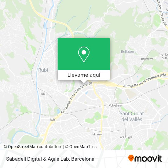 Mapa Sabadell Digital & Agile Lab