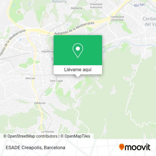 ¿Cómo llegar a ESADE Creapolis en Sant Cugat Del Vallès en autobús ...