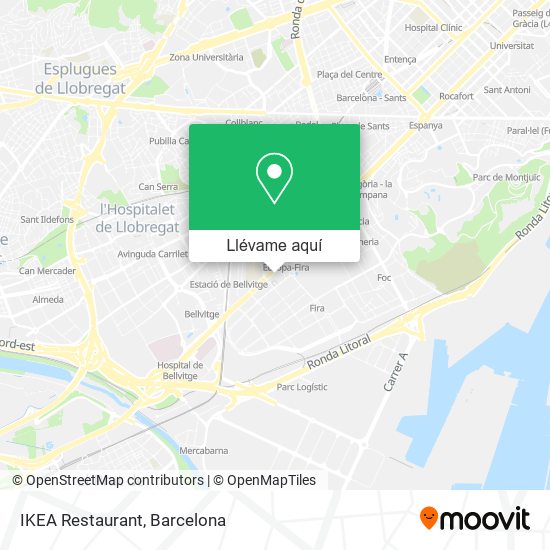 Mapa IKEA Restaurant