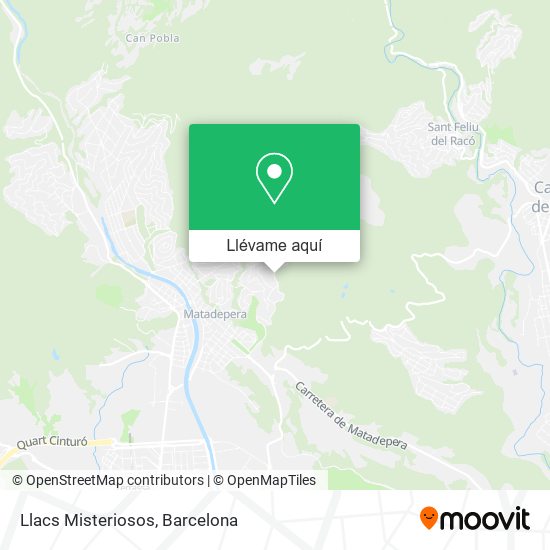 Mapa Llacs Misteriosos
