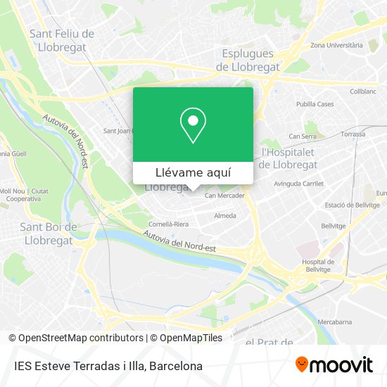 Mapa IES Esteve Terradas i Illa