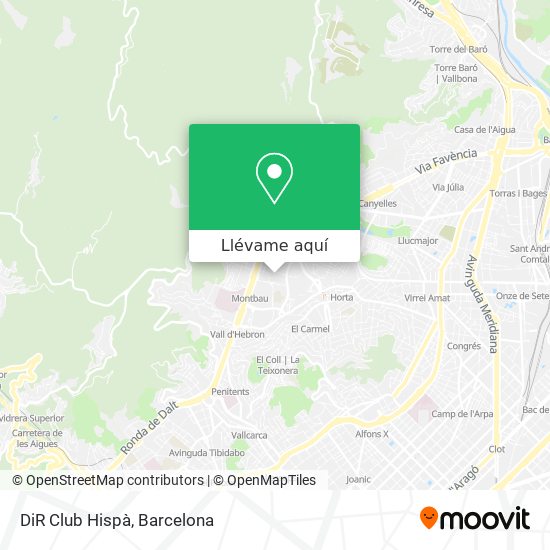 Mapa DiR Club Hispà