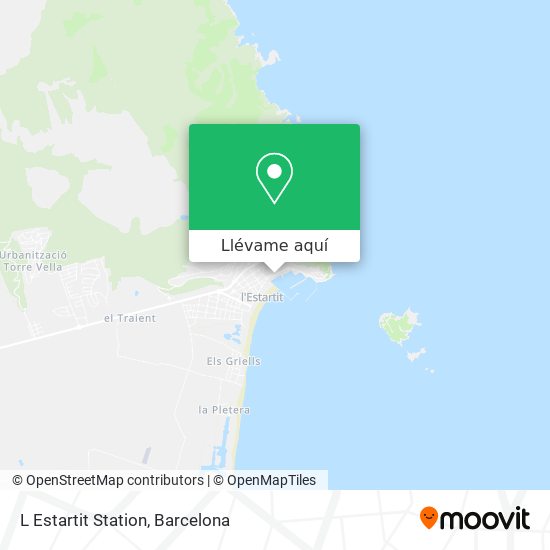 Mapa L Estartit Station