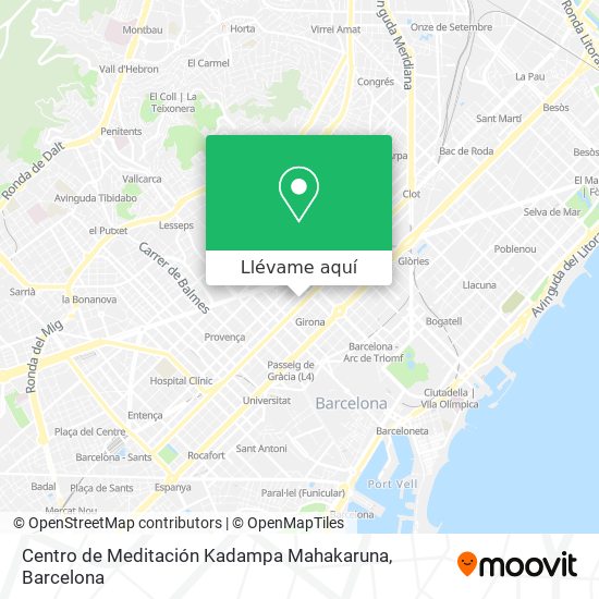 Mapa Centro de Meditación Kadampa Mahakaruna