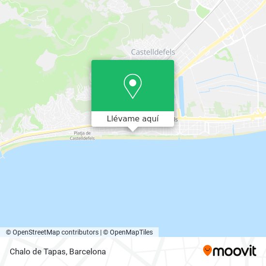 Mapa Chalo de Tapas