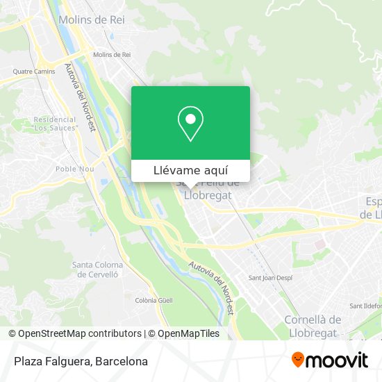 Mapa Plaza Falguera