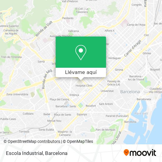 Mapa Escola Industrial