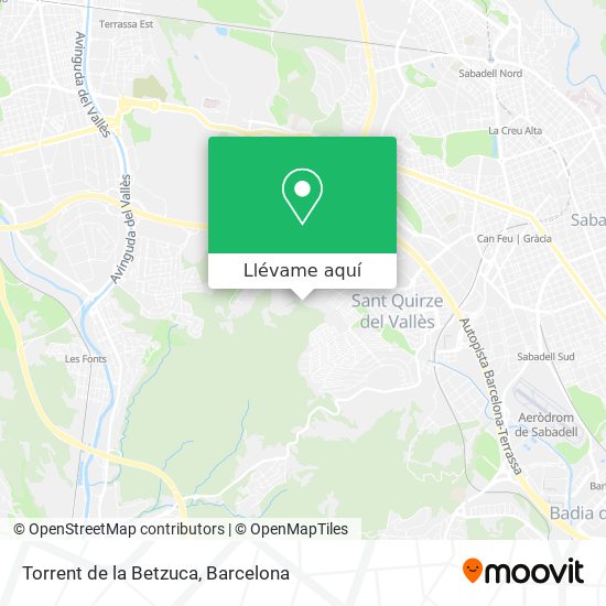 Mapa Torrent de la Betzuca