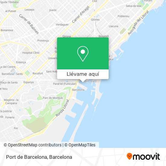 Mapa Port de Barcelona