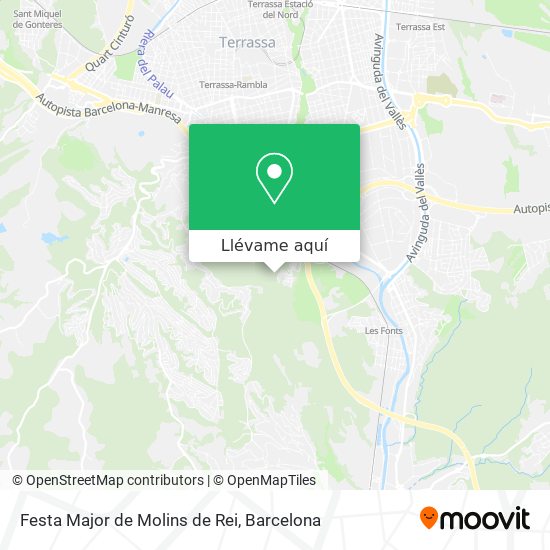 Mapa Festa Major de Molins de Rei