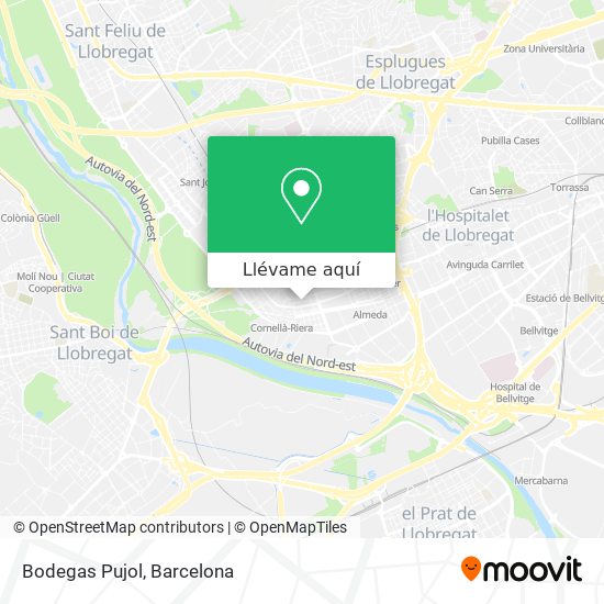 Mapa Bodegas Pujol