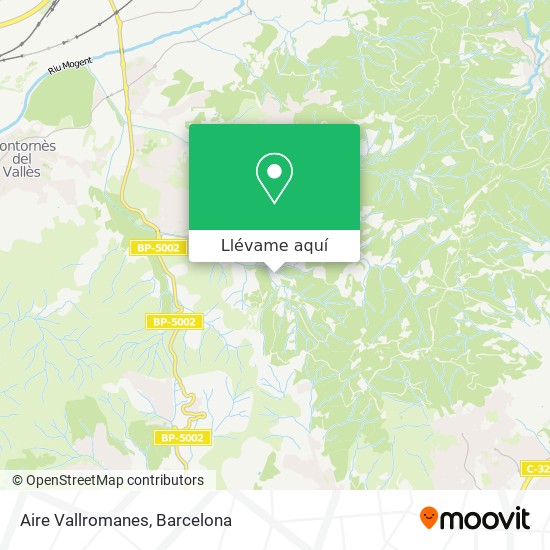 Mapa Aire Vallromanes