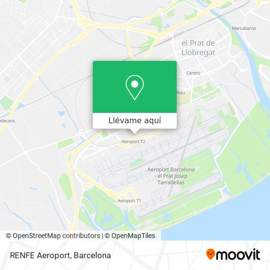 Mapa RENFE Aeroport