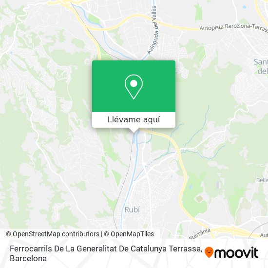 Mapa Ferrocarrils De La Generalitat De Catalunya Terrassa