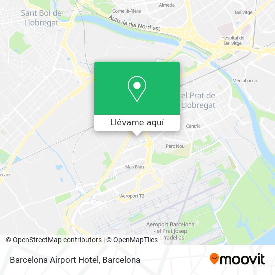 Mapa Barcelona Airport Hotel