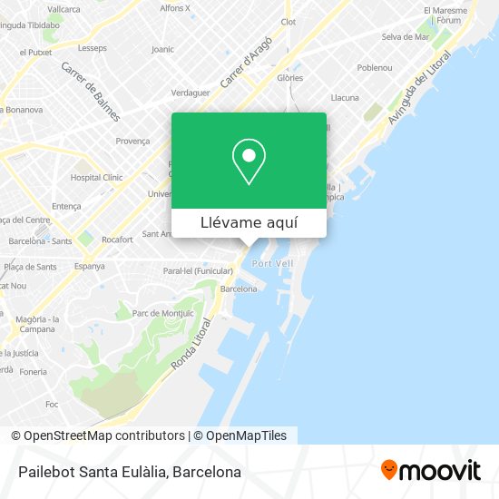 Mapa Pailebot Santa Eulàlia