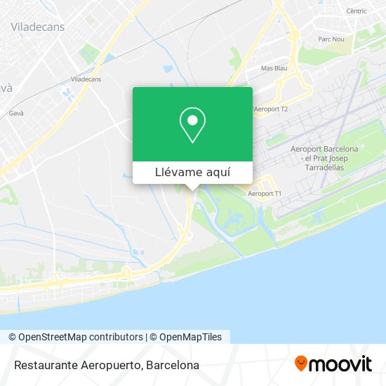 Mapa Restaurante Aeropuerto