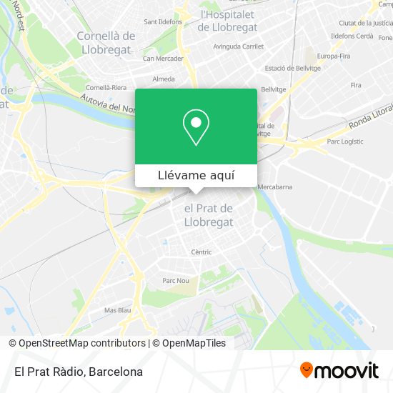 Mapa El Prat Ràdio