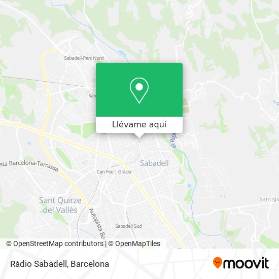 Mapa Ràdio Sabadell