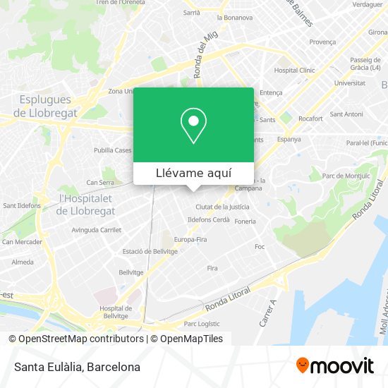 Mapa Santa Eulàlia
