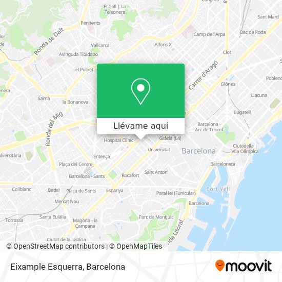 Mapa Eixample Esquerra