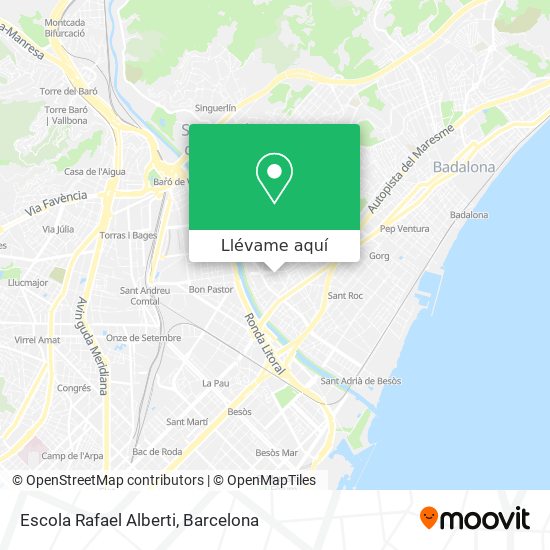 Mapa Escola Rafael Alberti
